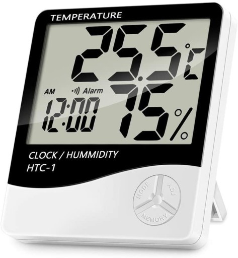 ELEKTRONICKÝ TEPLOMER HYGROMETER METEOSTANICA