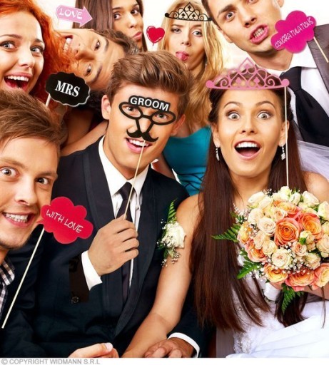 SET VYBAVENÍ FOTOBÚDKA SVADOBNÉ SVADOBNÉ 20 ks.