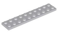 LEGO 3832 PLATE 2x10 svetlosivá LBG NOVINKA (4g)