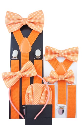 Orange BAND, univerzálna mašľa pre dievčatá a ženy
