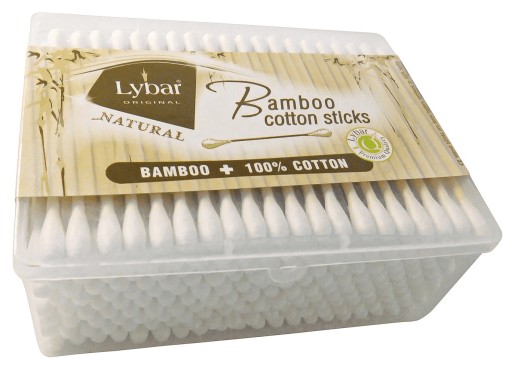 Bambusové vatové tyčinky Mattes Lybar 200 kusov