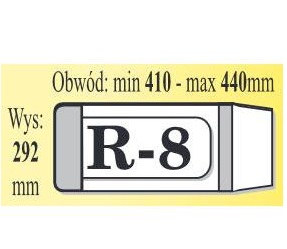 Nastaviteľný obal, obaly na knihy, výška 29,2 R8