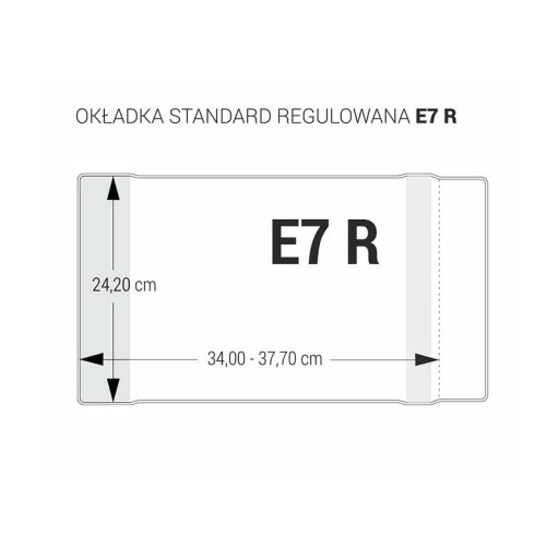 Kryt E7R nastaviteľný 24,2x33-37cm kryštál