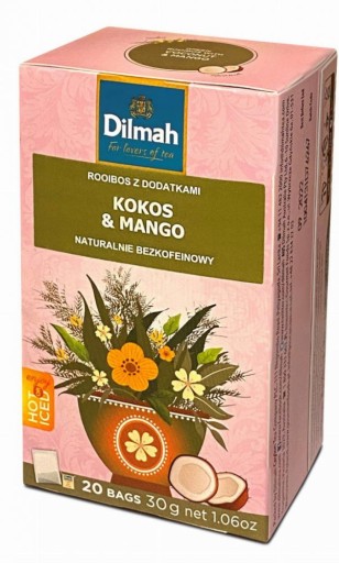Dilmah Rooibos Coconut & Mango tea 20 ks