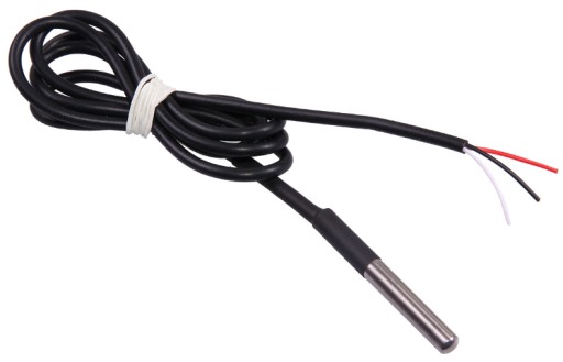 LM35 teplotný senzor v náprstku s 1m PVC káblom 0-100*C LM35DZ