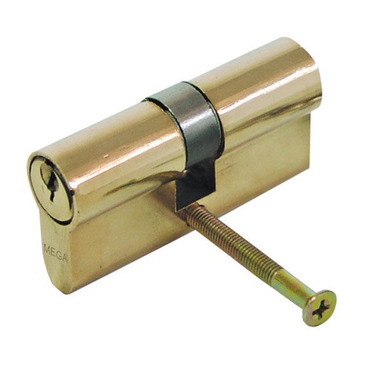 SYMETRICKÁ MOSADZNÁ VLOŽKA VALCA. 62MM, 3 KĽÚČE