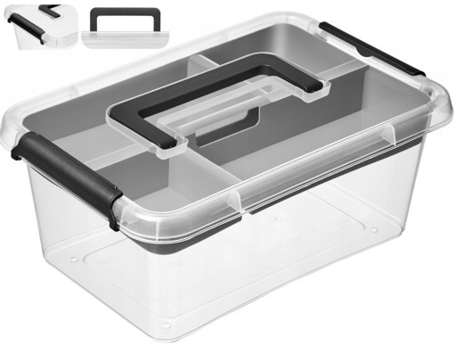 KONTAJNER NA LEGO BRICKS 4,5L + VLOŽKA ORGANIZÉRA