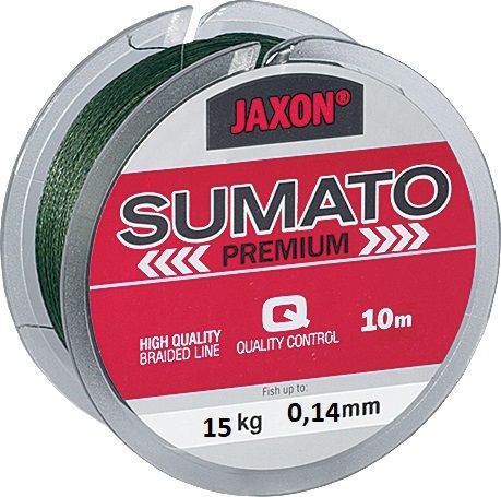 0,14 10m Jaxon Sumato Prémiový pletený náväzec
