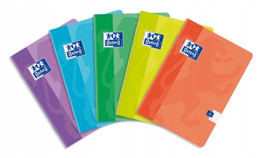 ZÁPISNÍK A5 16 STRÁN laminovaný mix neónových zápisníkov OXFORD COLORS SCHOOL