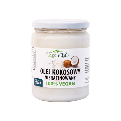 Nerafinovaný kokosový olej 500 ml