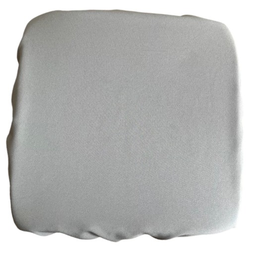 Štvorcový vankúš na taburetku 30x30 SVETLO SIVÁ