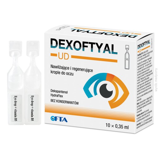 DEXOFTYAL UD očné kvapky - 10 x 0,35 ml