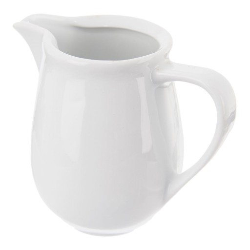Veľký porcelánový džbán MLECZNIK na mlieko, smotanu, omáčky, dipy, 260 ml