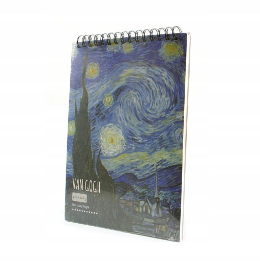 SKICNÍK 50 STRÁNOVÝ zápisník VAN GOGH Rôzne dizajny