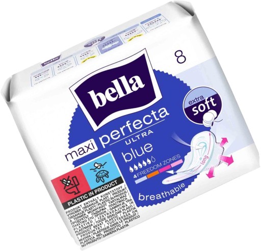 BELLA PERFECTA MAXI MODRÉ hygienické vložky `10