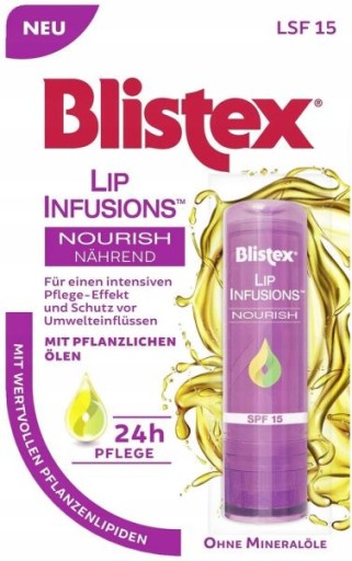Vyživujúci balzam na pery Blistex Lip Infusions 24h