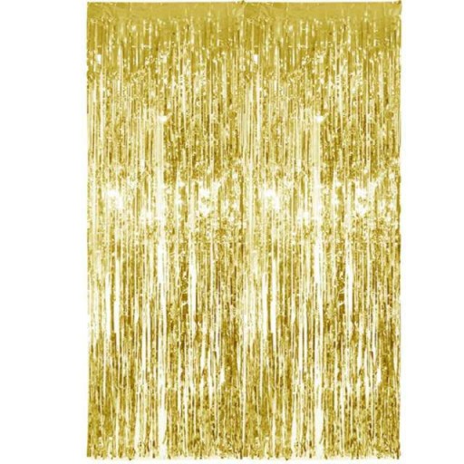 párty záves PartyDeco GOLD záves selfie párty stena 90 x 250 cm