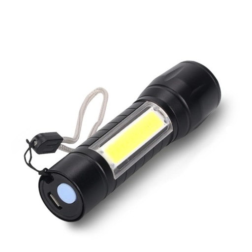 MINI CREE COB USB TAKTICKÉ VRECKOVÉ SVETLO