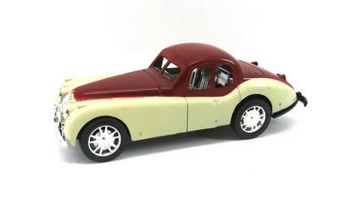 AUTO RETRO KUPÉ PAMIATKOVÉ VOZIDLO S POHONOM 18 CM