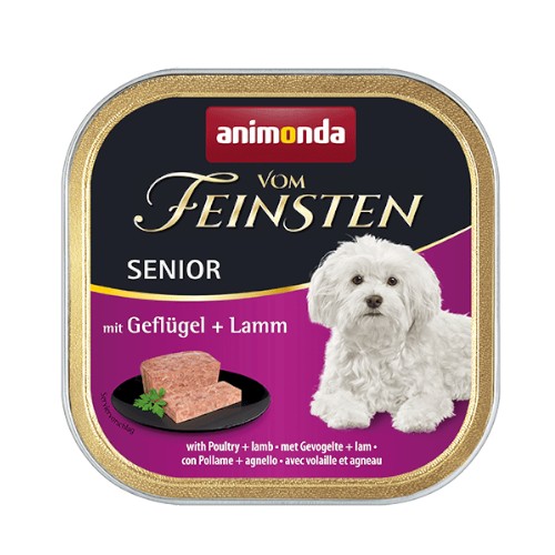 Animonda Senior krmivo pre psov jahňacina s hydinou 150g
