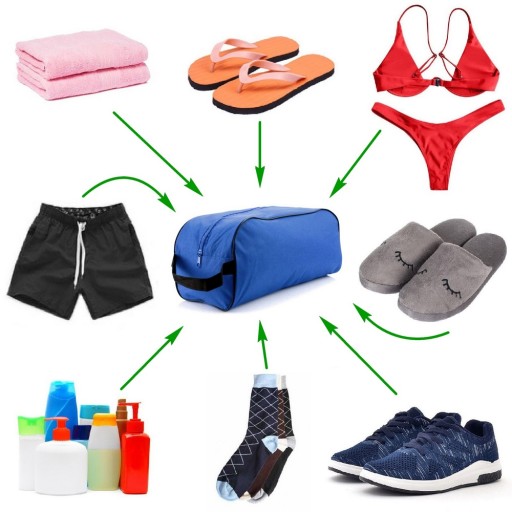 Taška na topánky, šľapky, obal, taška na kufor, cestovanie, tréning, šport