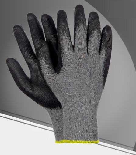 Bavlnené pracovné rukavice s latexom – odolné a pohodlné 10