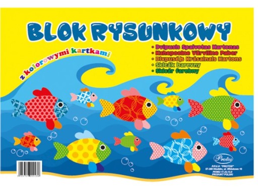Farebná podložka na kreslenie A4 Protos