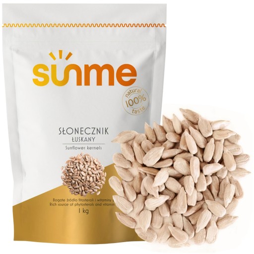 LÚPANÁ SLNEČNICA 1kg Prírodné čerstvé slnečnicové semienka