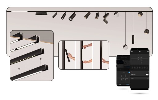 Napájací konektor pre SMART TRACK Magnetic Rails 48VDC