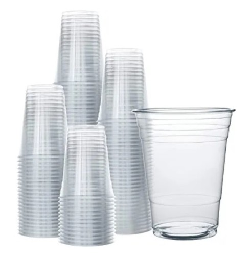 PLASTOVÝ hrnček NA PIVO/NÁPOJE 400ML-50ks Opakovane použiteľný bez SUP