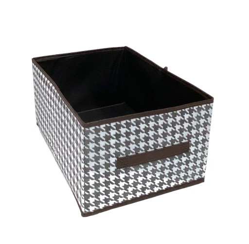 ORGANIZÁTOR NÁDOBY DO SKRINE zásuvka na šatky 40x28x20 hnedá