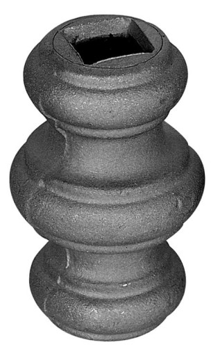 KOVANÉ PRVKY KOVANÁ ZÁSUVKOVÁ TYČ 14X14 KOVANÁ DEKORÁCIA NA BRÁNY