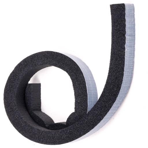 Zvukovo izolačné penové samolepiace gumené tesnenie 25 mm x 20 mm x 1000 mm