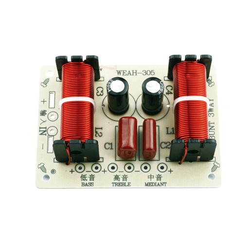 Trojpásmová reproduktorová výhybka 150W 4000Hz/900Hz