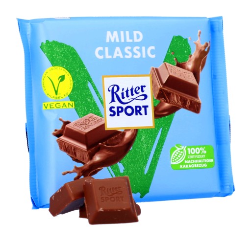 Ritter Sport VEGAN Mliečna čokoláda 100g