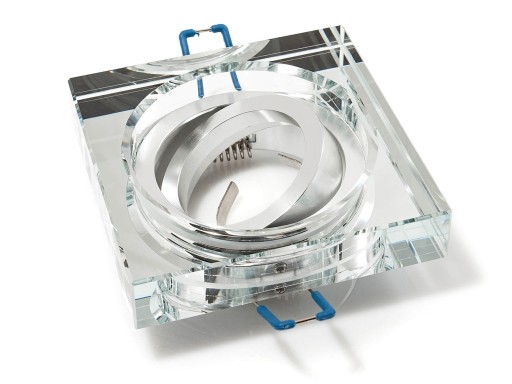 SADA POHYBLIVÉHO SVETLA HALOGÉNOVÉ SKLO + LED ŽIAROVKA 5W + GU10 6000K
