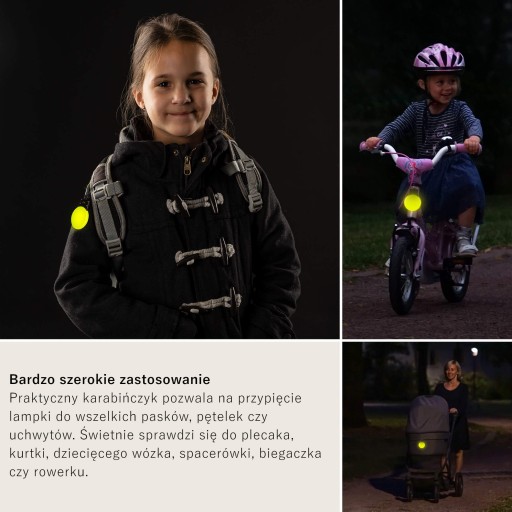 Reflexná LED lampa na kľúče Light&Go REER