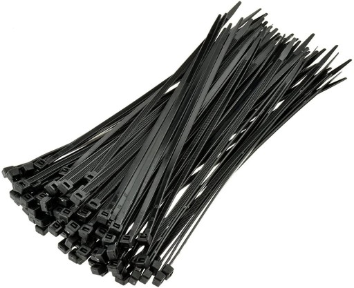 KABELOVÉ SPOJKY ČIERNE SVORKY 2,5X200 mm 100 ks