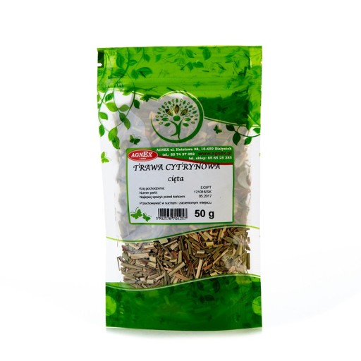 CITRÓNOVÁ TRÁVA, REZANÁ, 50g, AROMATICKÁ, PRÍRODNÁ