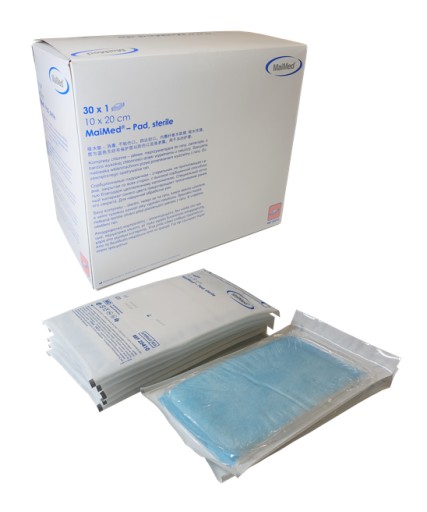 VYSOKO ABSORPČNÝ STERILNÝ KOMPRES 10X20 NEMECKY 1 KS