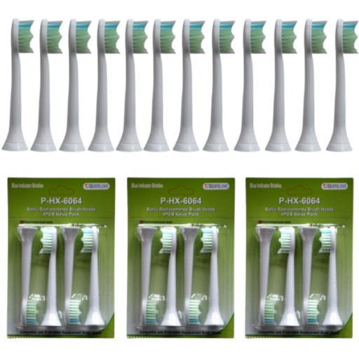Hlavice zubnej kefky Philips HX6064 12 kusov - náhrada