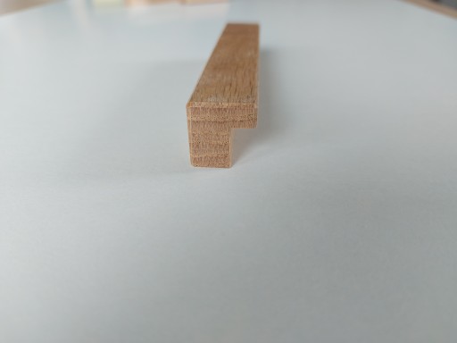 Drevená nábytková úchytka, dub ELKA, dĺžka 128mm, veľ. 96mm POLSKÝ VÝROBOK