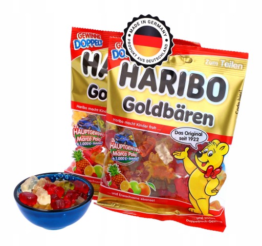 HARIBO Golden Bears ovocné želé 175 g z Nemecka