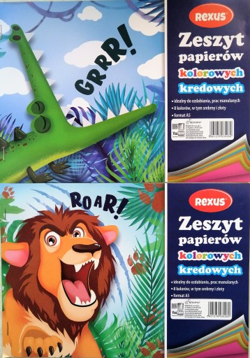 Farebný papier A5 8 kusov