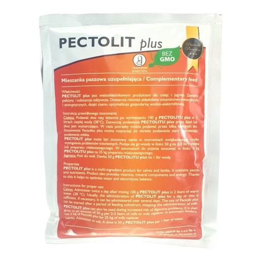 PECTOLIT PLUS na hnačku pre teľatá 100g Nad