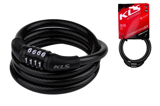 KELLYS KLS KÓDOVÝ ZÁMEK NA BICYKEL 100CM PODĽA KÓDU