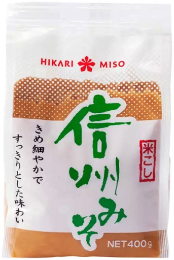 Shinshu Shiro Miso pasta, ľahká 400g - Hikarimiso