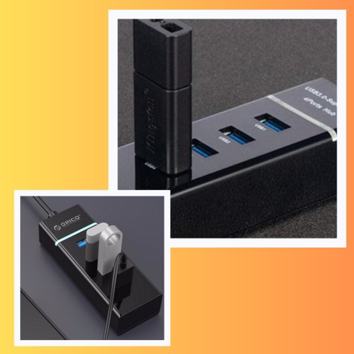 SPLITTER PORT SPLITTER HUB 4x USB 3.0