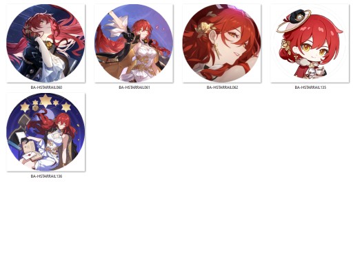 Honkai Star Rail Pins - Himeko NA VÝBER