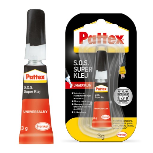 Spoločnosť PATTEX S.O.S. SUPER UNIVERZÁLNE OKAMŽITÉ LEPIDLO